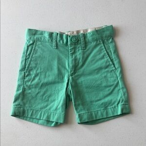Mint Green Cotton Chino Shorts